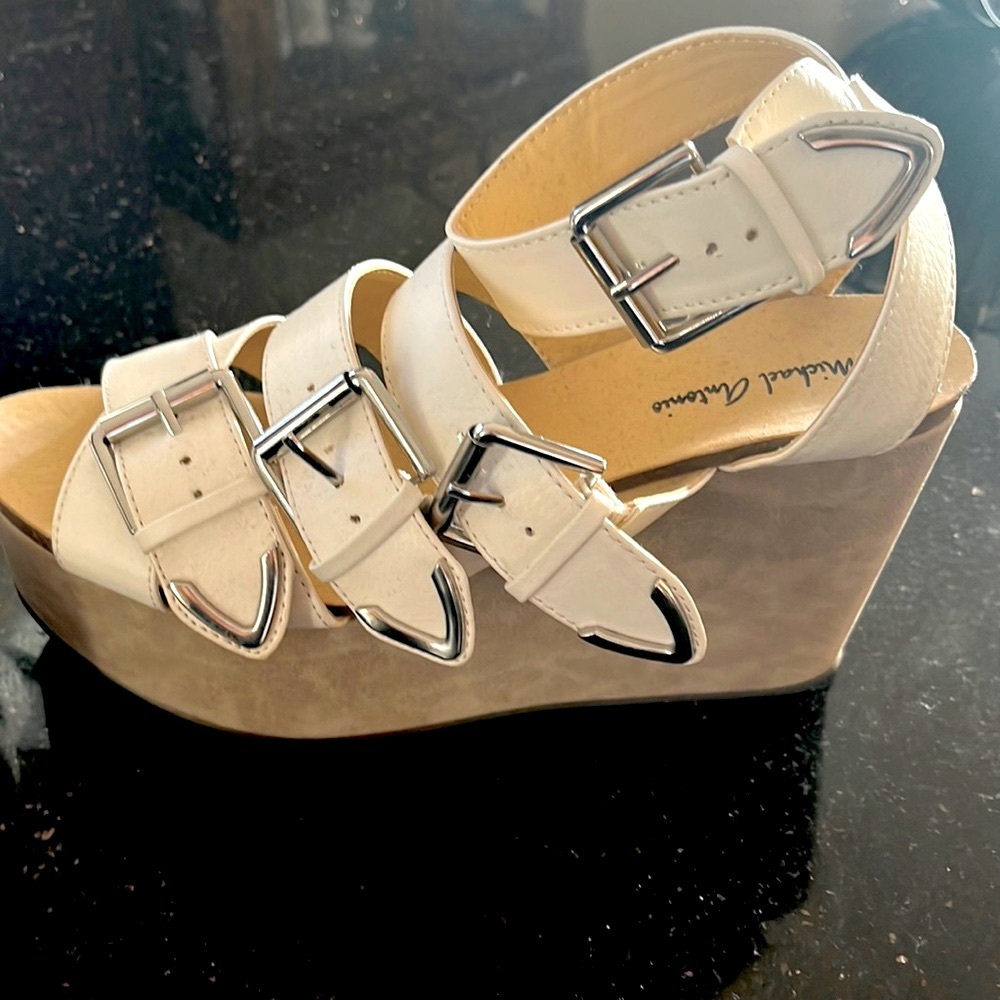 Wedge shoes. Worn 1 time! Excellent like new condition